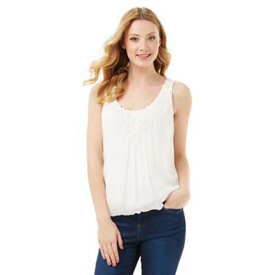 Phase Eight Lua Lace Trim Blouse